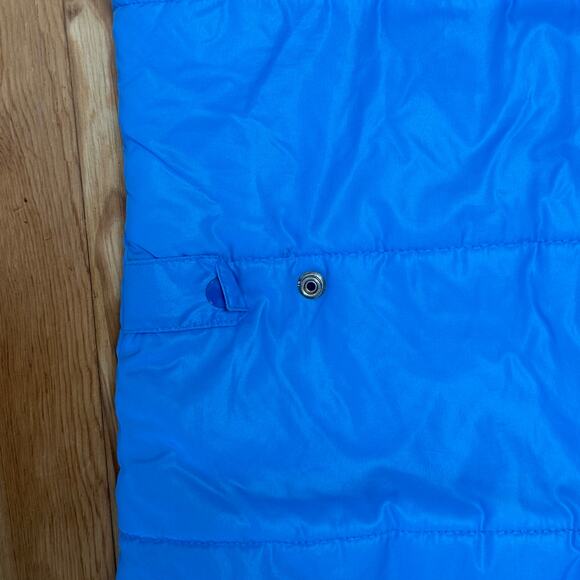 Vintage 80s Blue Puffer Vest - Women's Small to Medium - Picture 5 of 6